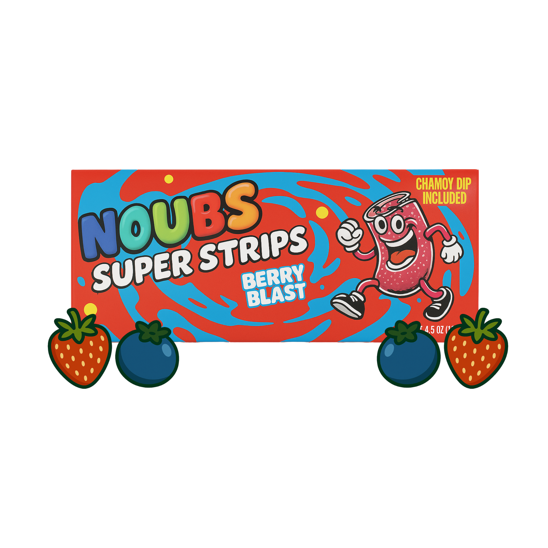 Noubs Super Strips with Chamoy Dip