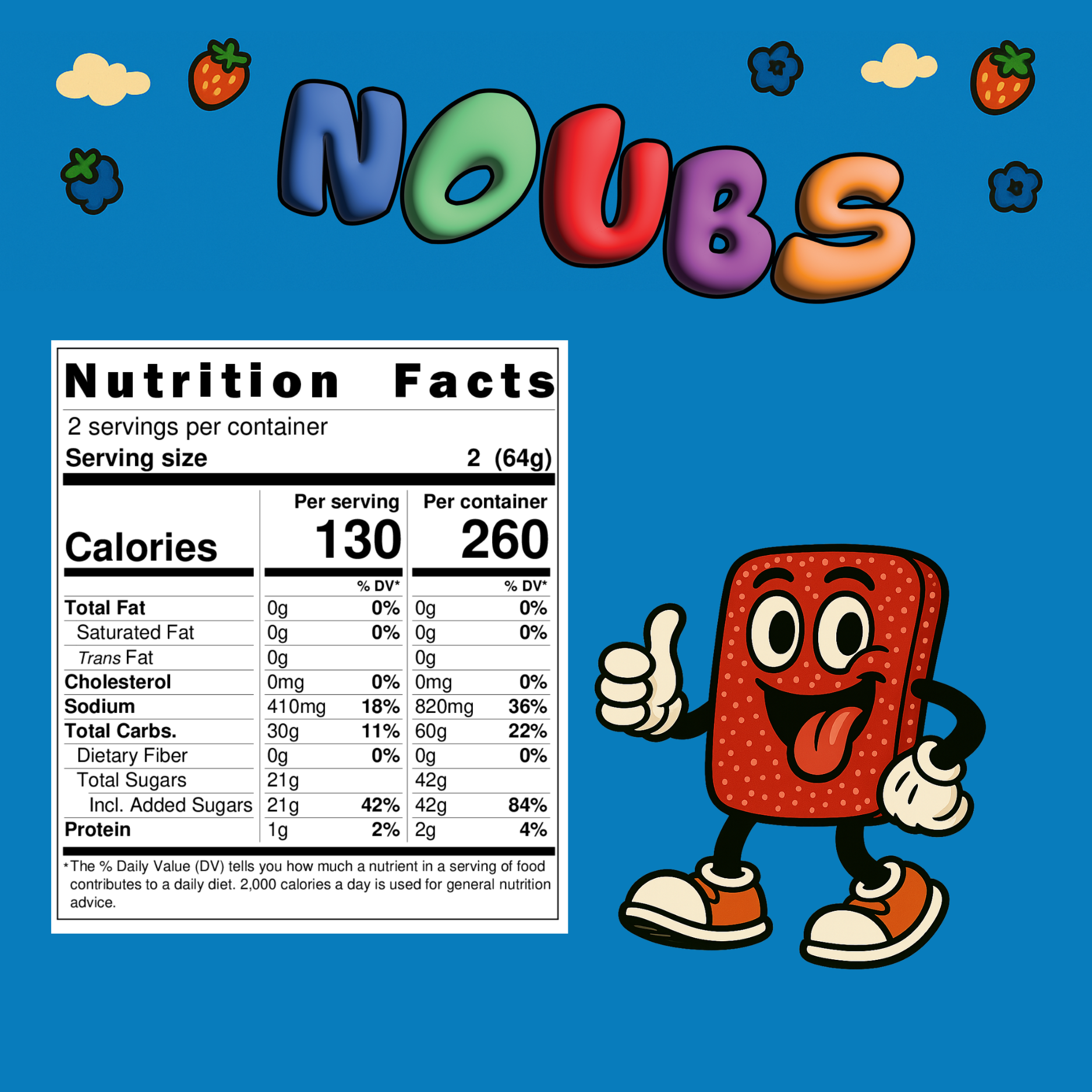 Noubs Super Strips with Chamoy Dip