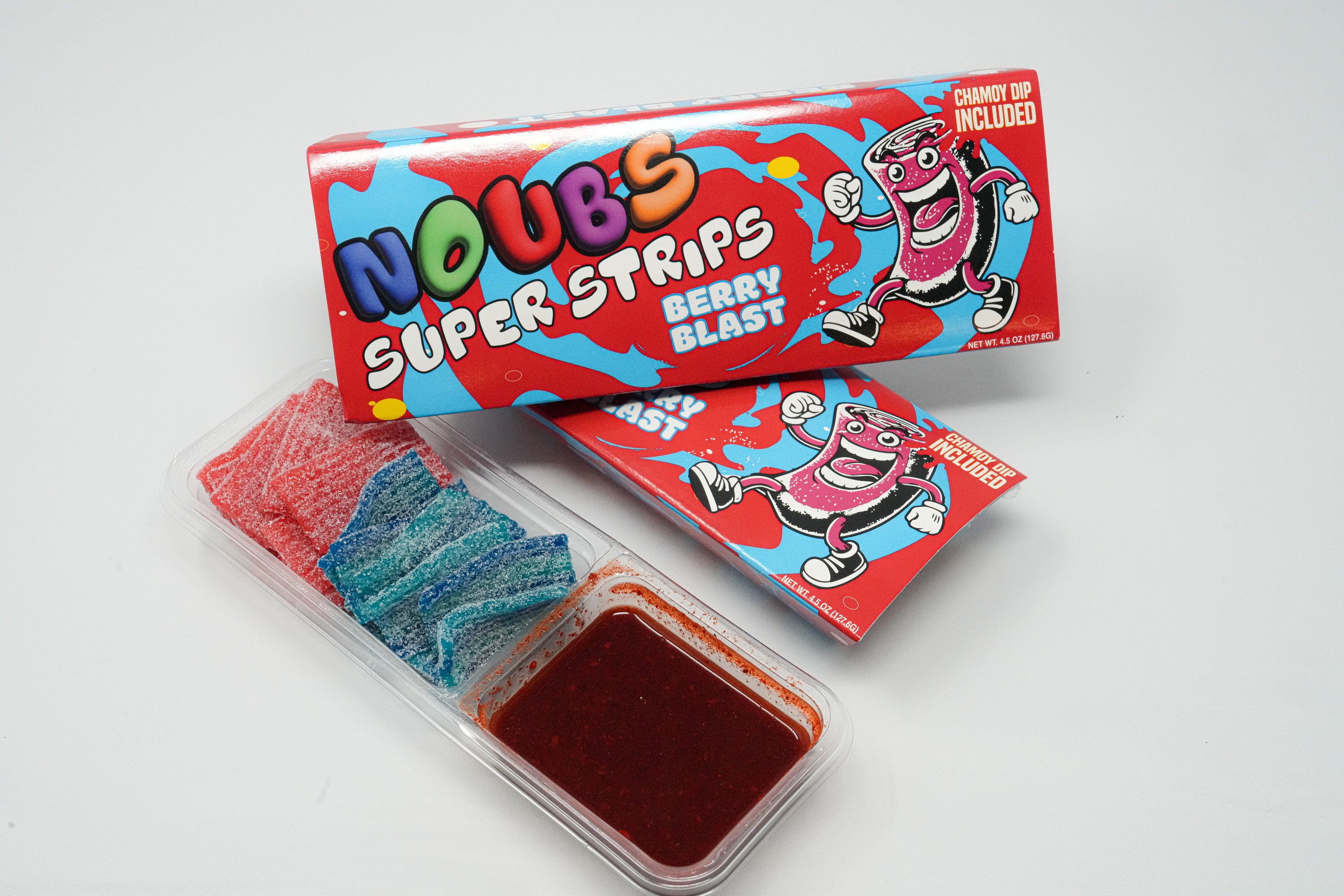 Noubs Super Strips with Chamoy Dip