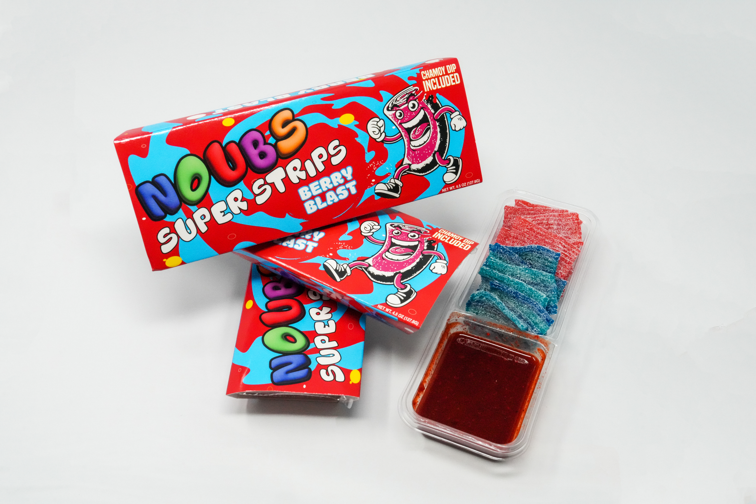 Noubs Super Strips with Chamoy Dip